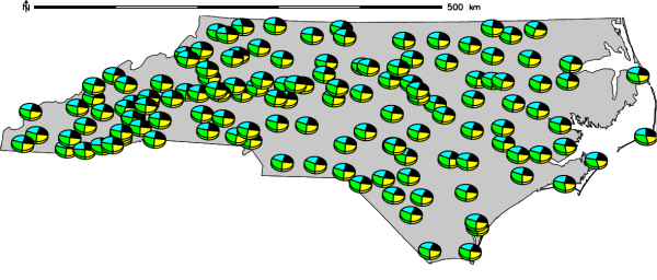 d.vect.chart 3D pie chart